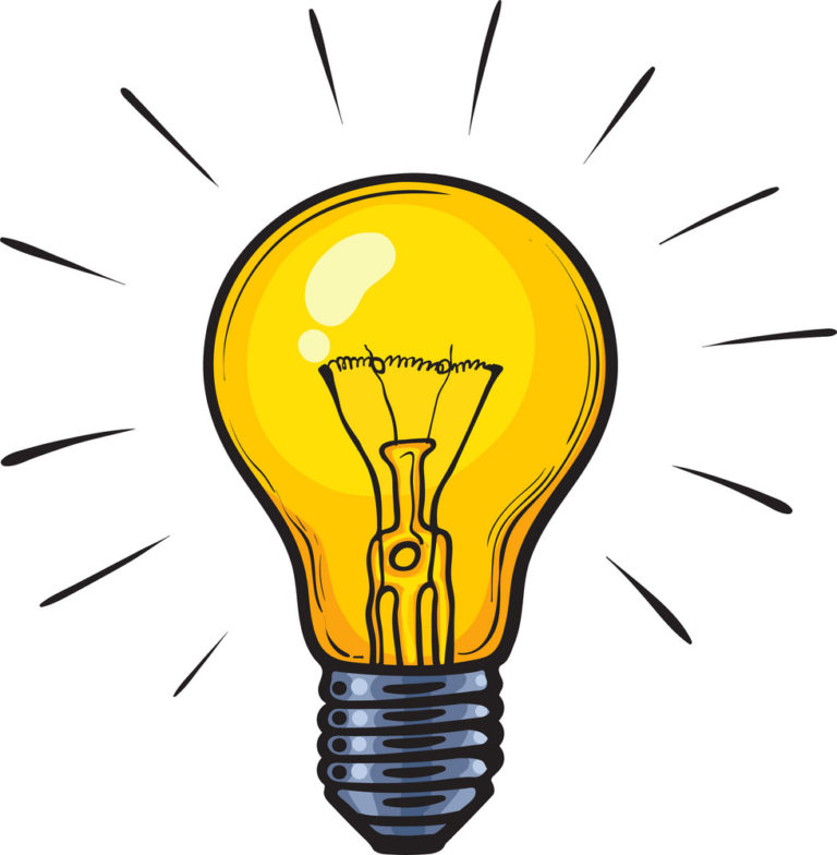 cartoon-glowing-yellow-light-bulb-vector-