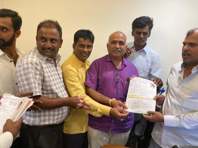 14-11-2022 S P Dinesh MLA Ticket Application