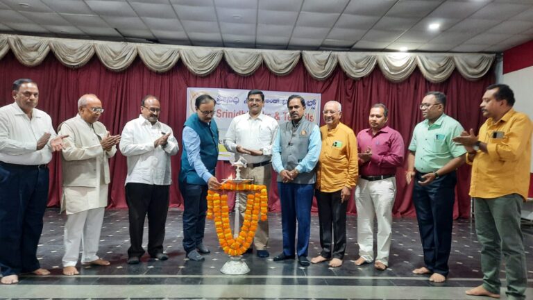 10-10-2023 srinidhi silks gopinath program news 1